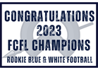 Wilton Youth Football Rookie Teams Win 2023 FCFL Championship!